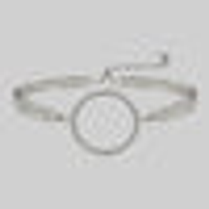 PARADOX. Oversized Ring Chain Choker - Silver - Silver