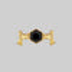 RELINQUISH. Snakes & Onyx Ring - Gold - Gold / XXSmall