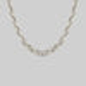 CASSIAN. Chunky Braid Chain Collar Necklace - Silver