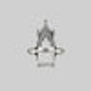 LENORE. Gothic Arch Window Ring - Silver - Silver / Large