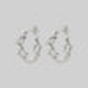 REVIVAL. Thorn Hoops Earrings - Silver - Silver