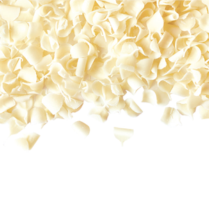 Barbara Decor white chocolate blossom curls - 1kg and 4kg