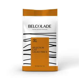 Belcolade cacao trace milk chocolate (34%) buttons - 1kg - 5kg and 15kg