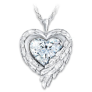 Love Lives On Forever Remembrance Pendant Necklace