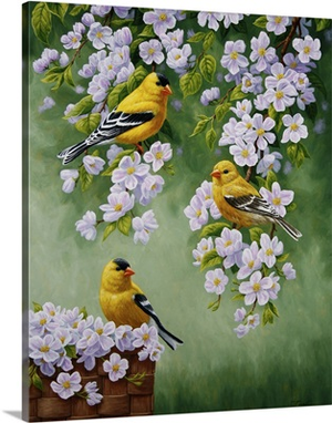 Goldfinch Blossoms