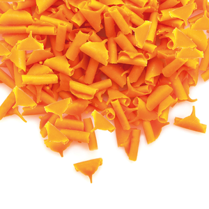 Barbara Decor orange coloured & flavoured blossom curls - 1kg