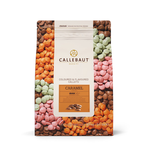 Callebaut caramel flavoured milk chocolate (32%) buttons - 2.5kg