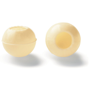 Dobla white chocolate truffle shells (25mm diameter) - 504 pieces