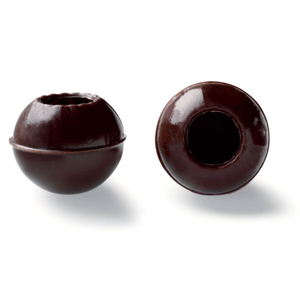 Dobla dark chocolate truffle shells (25mm diameter) - 504 pieces