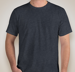 Royal Apparel USA-Made Organic Eco 50/50 T-shirt - Heather Dusk