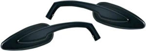 Kuryakyn Teardrop Mirrors In Satin Black Finish (1708)
