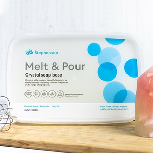 High Clarity Vanilla Stable (HCVS) Melt & Pour Soap Base, 1Kg - Stephenson