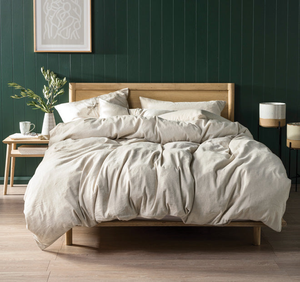 Nimes Linen Quilt Cover Set Range Natural