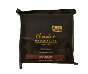 Chocolat madagascar madagascan dark chocolate (85%) bars - 1kg