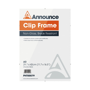 Announce A3 Clip Frame - PHT00079