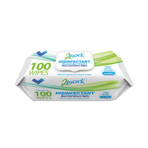 2Work Disinfectant Hand and Surface Wipes (Pack of 100) –