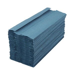 2Work Blue 1-Ply C-Fold Hand Towels  Pack of 2880 - HC128BLVW