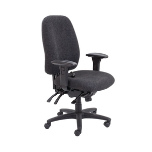 Avior Snowdon Black Heavy Duty Office Chair