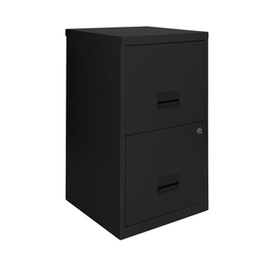 A4 2 Drawer Maxi Filing Cabinet Black