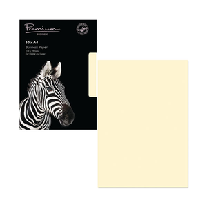 A4 Cream Paper 120gsm (Pack of 50) - 61676