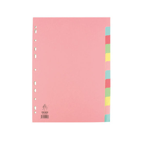 A4 Manilla 12-Part Pink Divider - WX01515