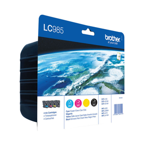 Brother LC-985 Cyan/Magenta/Yellow/Black Inkjet Cartridges