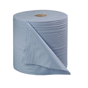 2Work 400m Blue 2-Ply Forecourt Rolls  Pack of 2 - CT34137