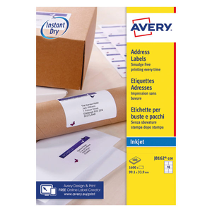 Avery QuickDry Inkjet Address Labels 99.1 x 39.9mm (Pack of