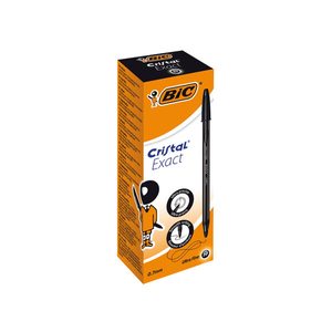 Bic Cristal Black Ultra Fine Ballpoint Pens (Pack of 20) -