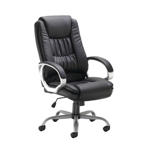 Darcy Black Executive Elite Leather Look Office Chair –  27246