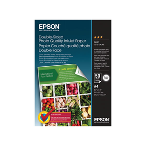Epson Double-sided Photo Quality A4 Inkjet Paper 50 Sht