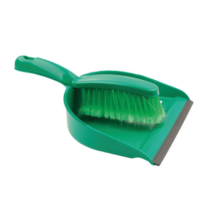 Green Dustpan and Brush Set - 102940GN