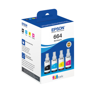 Epson 664 Ecotank Assorted Ink Bottle Multipack - C13T664640