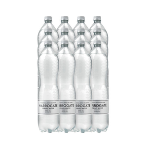 Harrogate 1.5 Litre Sparkling Water Bottles  Pk of 12 -