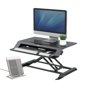 Fellowes Lotus LT Sit Stand Workstation 8215001 Black