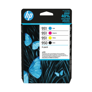 HP 950 Black/ HP 951 CMY Original Ink Cartridge (Pack of 4)