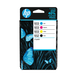 HP 932 Black / HP 933 CMY Original Ink Cartridge (Pack of 4) -