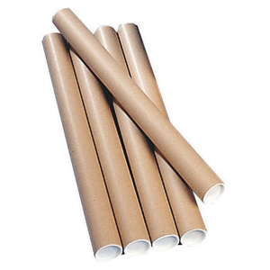 Kraft 450 x 76mm Brown Postal Tubes  Pack of 12 -