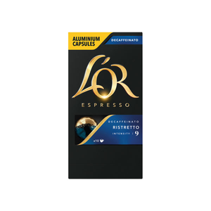 L'Or Espresso Ristretto Decaff Nespresso Capsules Pack of 10 -