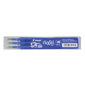 Pilot FriXion Rollerball Pen Refill Medium Blue (Pk 3)