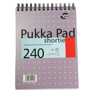 Pukka Pad Ruled A5 Metallic Shortie Notebook (Pk 3) SM024