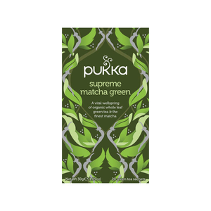 Pukka Supreme Green Matcha Tea Bags  Pack of 20 - P5056SE