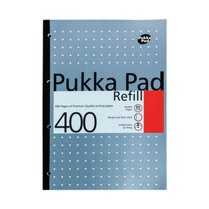 Pukka Pad A4 Ruled Metallic Refill Pads  Pack of 5 - REF400