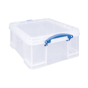 Really Useful 18 Litre Clear Plastic Storage Box - EBCCD