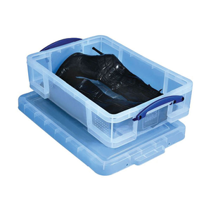 Really Useful 24.5L Plastic Storage Box 600 x 400 x 155mm Clear