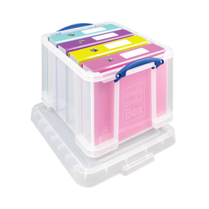 Really Useful 35 Litre Clear Plastic Storage Box - 35C