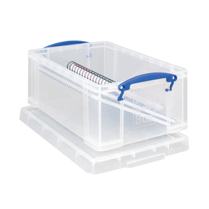Really Useful 9 Litre Clear Storage Box with Lid - 9C