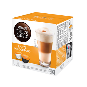 Nescafe Dolce Gusto Latte Macchiato Capsules (Pack of 48) -