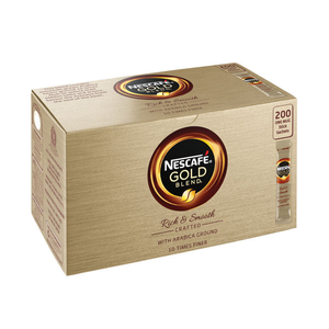 Nescafe Gold Blend One Cup Coffee Sachets  Pack of 200 -