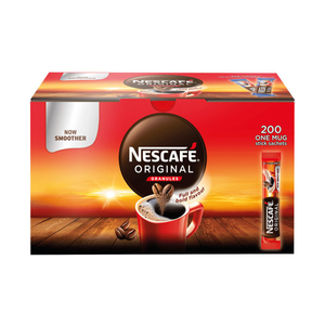 Nescafe Original One Cup Coffee Sachets  Pack of 200 - 12315596